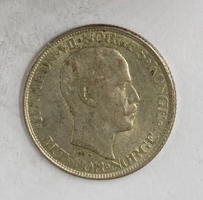 Hovedbilde 50 øre 1918. Kv 1 (12)