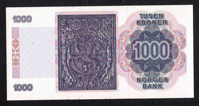 Hovedbilde 1000 kr 1990. Kv:0