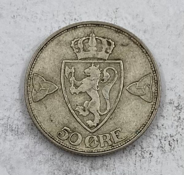 Hovedbilde 50 øre 1918. Kv 1 (3)