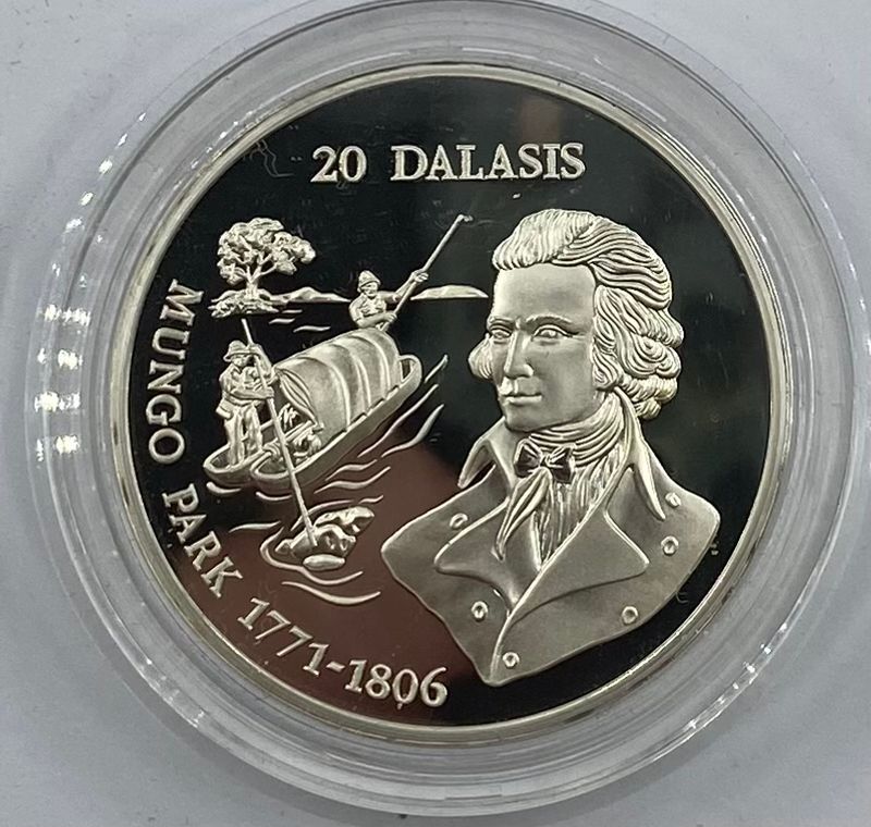 Gambia: 20 dalasis. Mungo parken. 