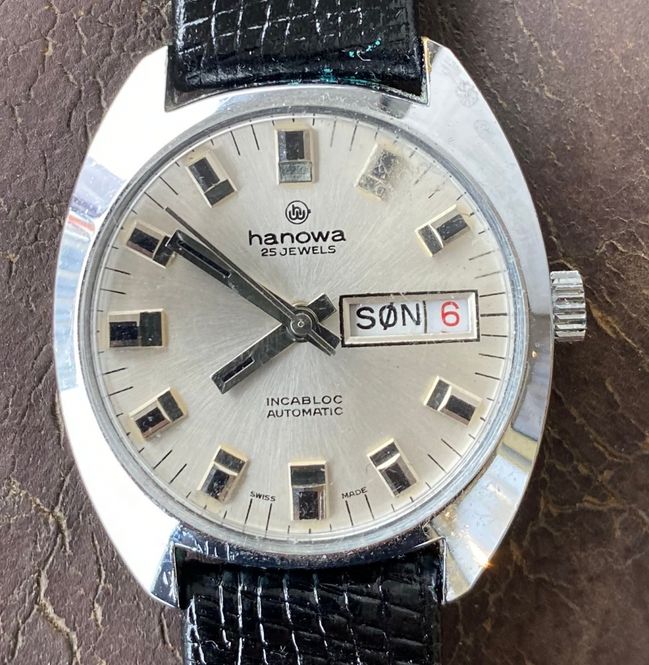 Hovedbilde Hanowa 25 Jewels Incabloc Automatic med dag/dato.
