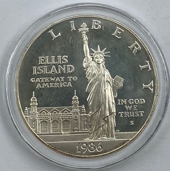 Hovedbilde 1 Dollar 1986: Statue of Liberty