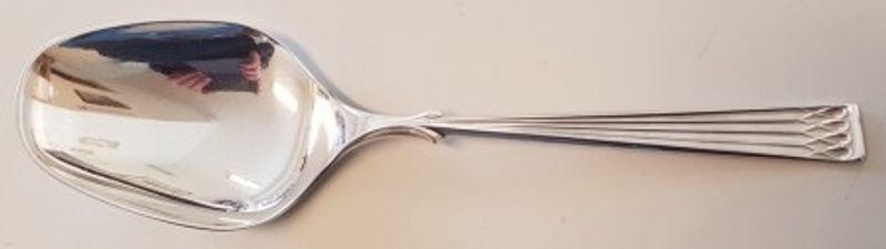Arvesølv: Anretning - kremskje 21,7 cm