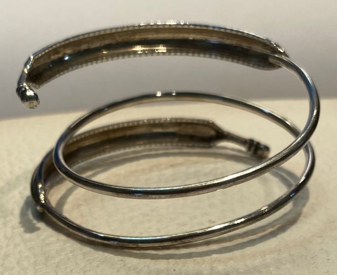 Hovedbilde Armring Saga serien i 925 sølv David Andersen