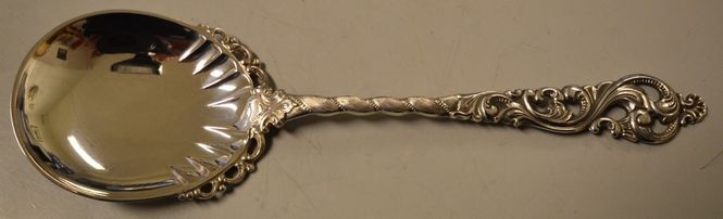 Hovedbilde Dobbel rokokko: Serveringsskje 17,5 cm.