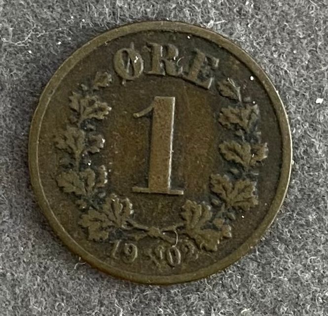 Hovedbilde 1 øre 1902 kv: 1