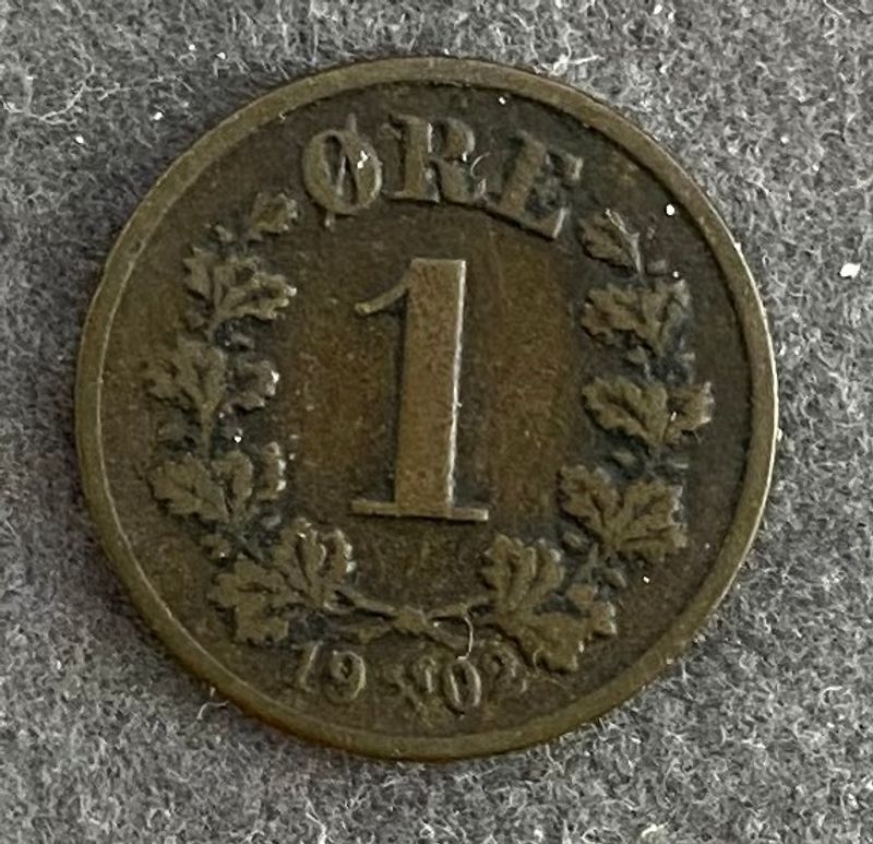1 øre 1902 kv: 1