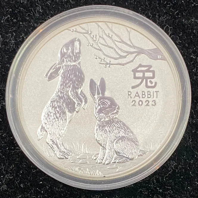 Hovedbilde Australia: 1 dollar 2022 Kaninens år. 1oz sølv