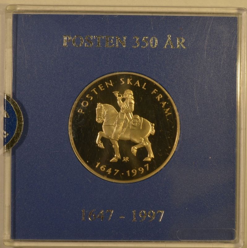 1997 Posten 350 år kv. BU