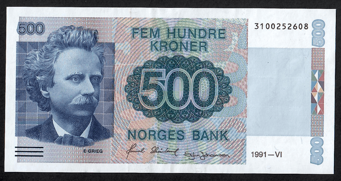 Hovedbilde 500 kr 1991 kv. 1+