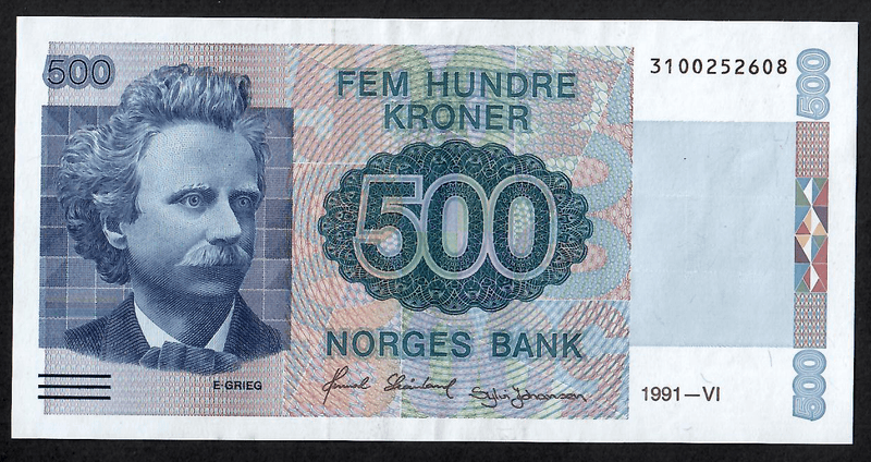 500 kr 1991 kv. 1+