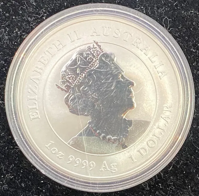 Hovedbilde Australia: 1 dollar 2022 Kaninens år. 1oz sølv