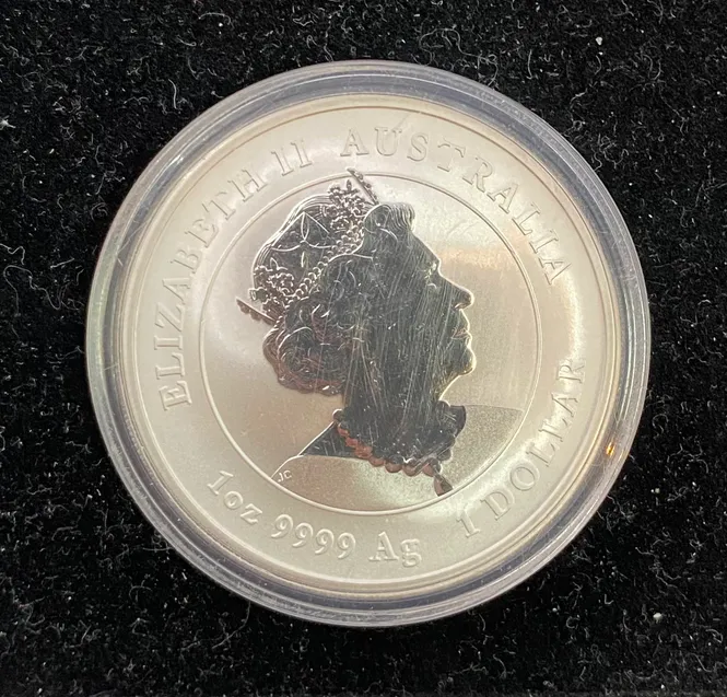 Hovedbilde Australia: 1 dollar 2022 Tigerens år. 1oz sølv