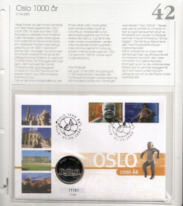 Hovedbilde Nr 42. Oslo 1000 år.