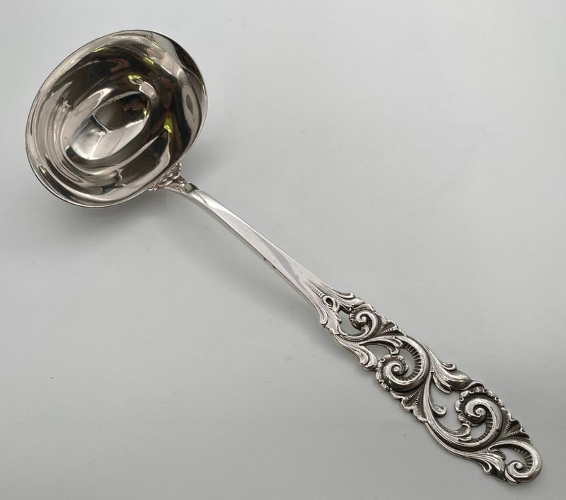 Telesølv: Suppeøse 25 cm.