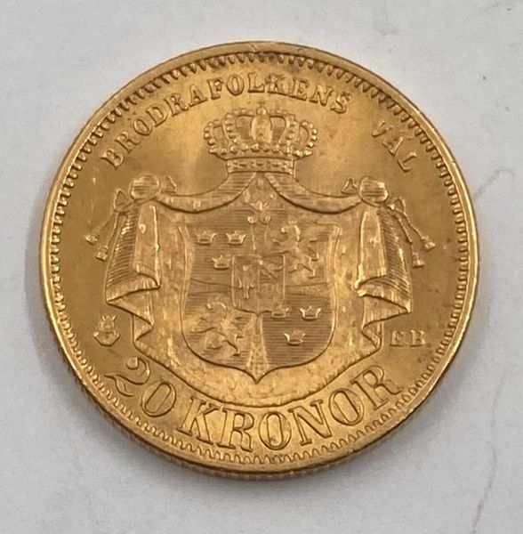 Hovedbilde Danmark: 20 kr 1876