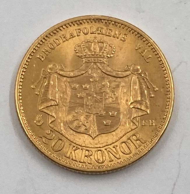Hovedbilde Danmark: 20 kr 1876