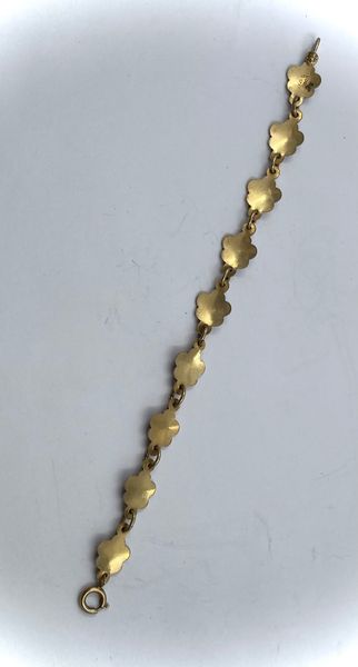 Hovedbilde Armbånd 925 sølv med to farged emalje i blomster ...