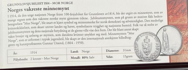Hovedbilde Sett med 2 kroner 1906 og 1914 fra Samlerhuset