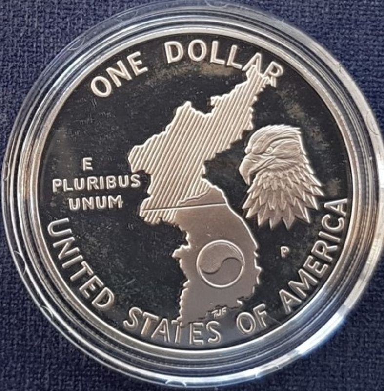 1 Dollar 1991: Korean War Memorial