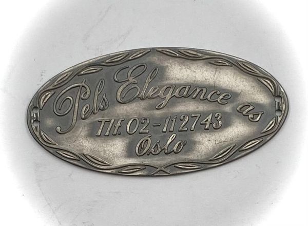 Hovedbilde Frakkskjold/Jakkemerke 925 sølv.